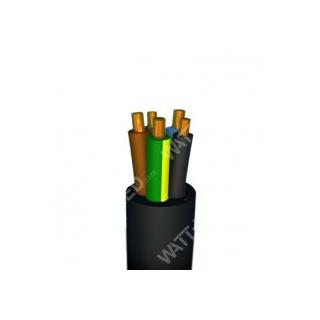 Neoprene flexible cable black H07RN-F ECA 5G4 450/750V per meter