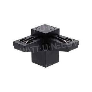 Electric connection L 90 ceiling - Indigo