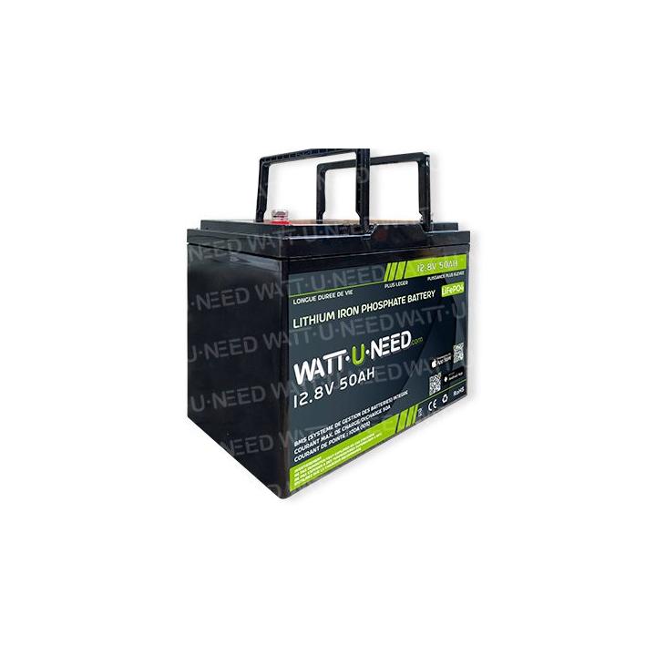 Batería de litio Wattuneed de 12,8 V y 50 Ah