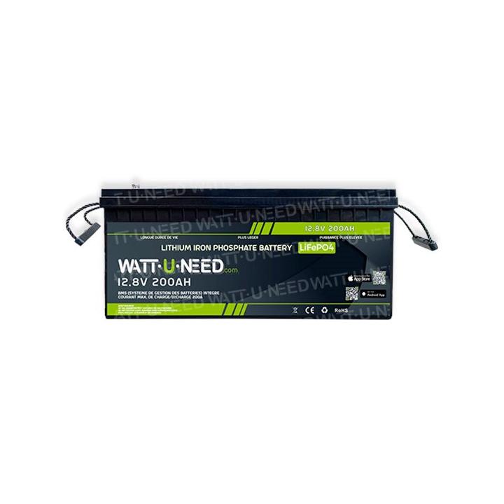 Wattuneed 12.8V 200Ah lithium battery