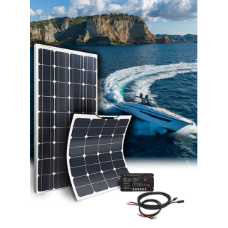 Solar kit motorhome & boat SIZE S - 12V - configurable