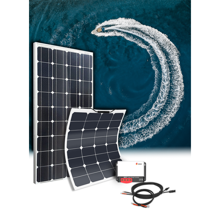 MX FLEX Protect Solar Boat Kit - 100Wc to 130Wc - 12V