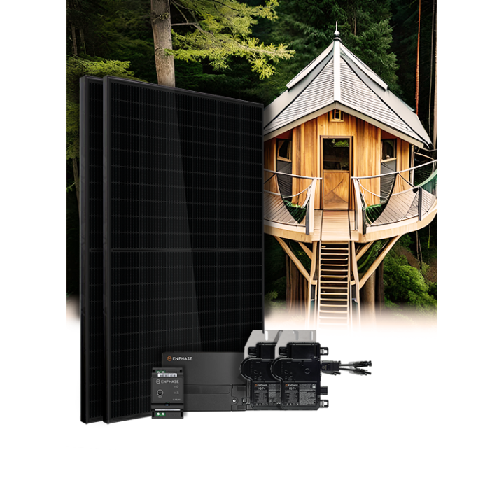 Autoconsumo-reinyección de 2 paneles sin almacenamiento