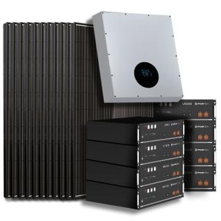 Kit 30 panels self-consumption/Reinjection 15kVA Tri with lithium storage