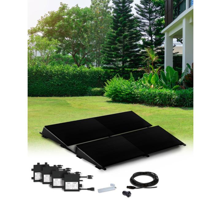 Kit 4 paneles de autoconsumo Solenso - Blubase Connect