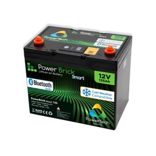PowerBrick+ Smart BT + Calentador Batería de litio de 12V 135Ah con Bluetooth y PB+B/H12/135 calentador de célula