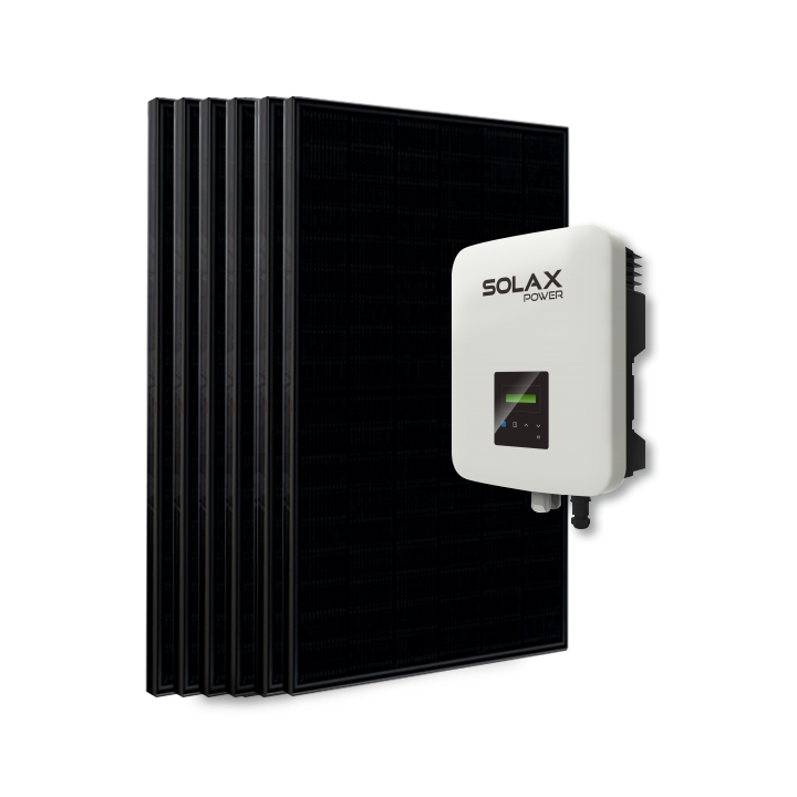 Kit van 6 zelfverbruik / herinjectie panelen 1500W zonder opslag