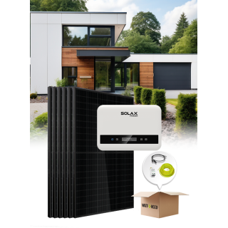 Kit van 6 zelfverbruikende/injectie panelen 3000W zonder opslag