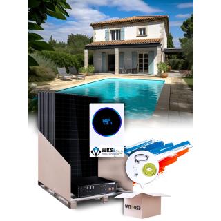 10-panel 5.6 kW self-consumption kit with storage and installation in France