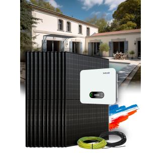 Three-phase self-consumption kit 20 panels 6.6 kW with installation in France