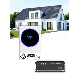 WKS EVO Circle 5.6 kVA inverter and Pylontech lithium battery pack