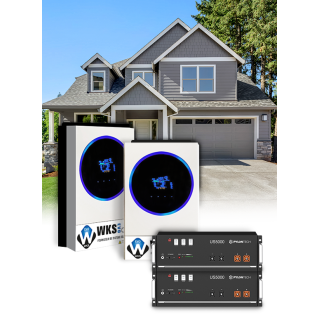 Pack onduleurs WKS EVO Circle 11,2 kVA et batteries lithium Pylontech