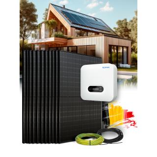 Kit autoconsumo 8 paneles 5,6 kVa con almacenaje e instalación en Francia