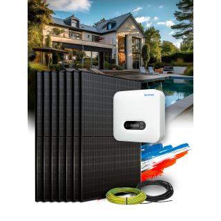 Kit autoconsumo 14 paneles 6 kW con instalación en Francia