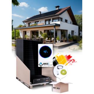 Kit autoconsommation 10 panneaux 5,6 kVa avec stockage et installation en Belgique
