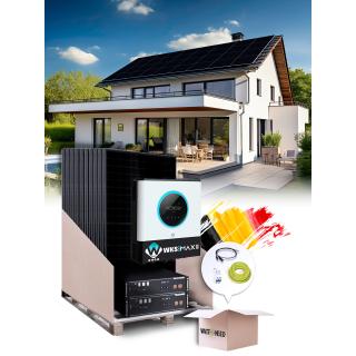 Kit autoconsommation 18 panneaux 10 kVa avec stockage et installation en Belgique