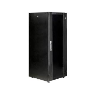 armario rack 19'' 32U para pylontech puerta negra y cristal templado