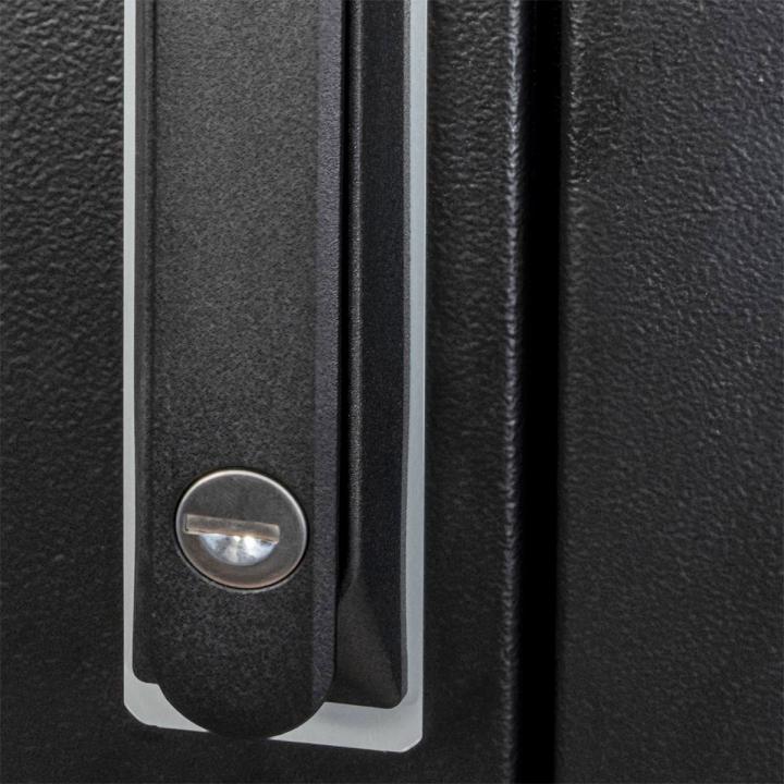 19'' 32U rack cabinet for pylontech black door and tempered glass