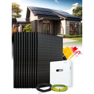 12-pans 5 kVa zelfverbruik/rejectiepakket met opslag en installatie in België