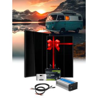 Kit autónomo 400Wp - 12V50Ah Li - 500W