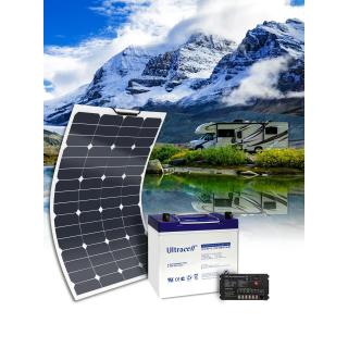 Solar kit 50Wp - 35Ah / 55Ah - 12V