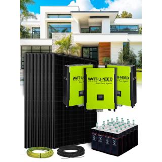 Self-consumption kit 72 panels 30kVA storage and reinjection