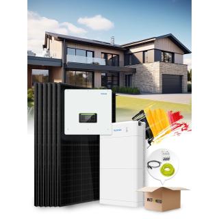 Kit para autoconsumo / reinyección de 25 paneles de 10 kVa con almacenamiento e instalación en Bélgica