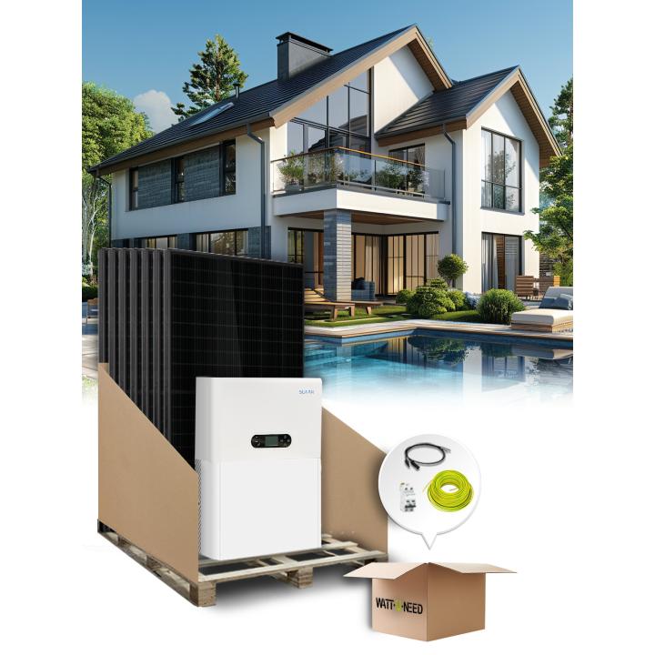 12-panel 5 kVa self-consumption kit with storage