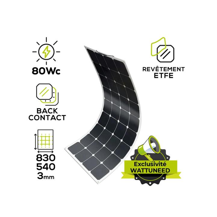 MX FLEX Protect Solar Panel 80Wp Back Contact