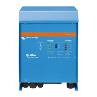 Inverter Victron Quattro 12V : from 3000 to 5000VA, 24V : from 3000 to 8000VA, 48V : from 5000 to 10000VA